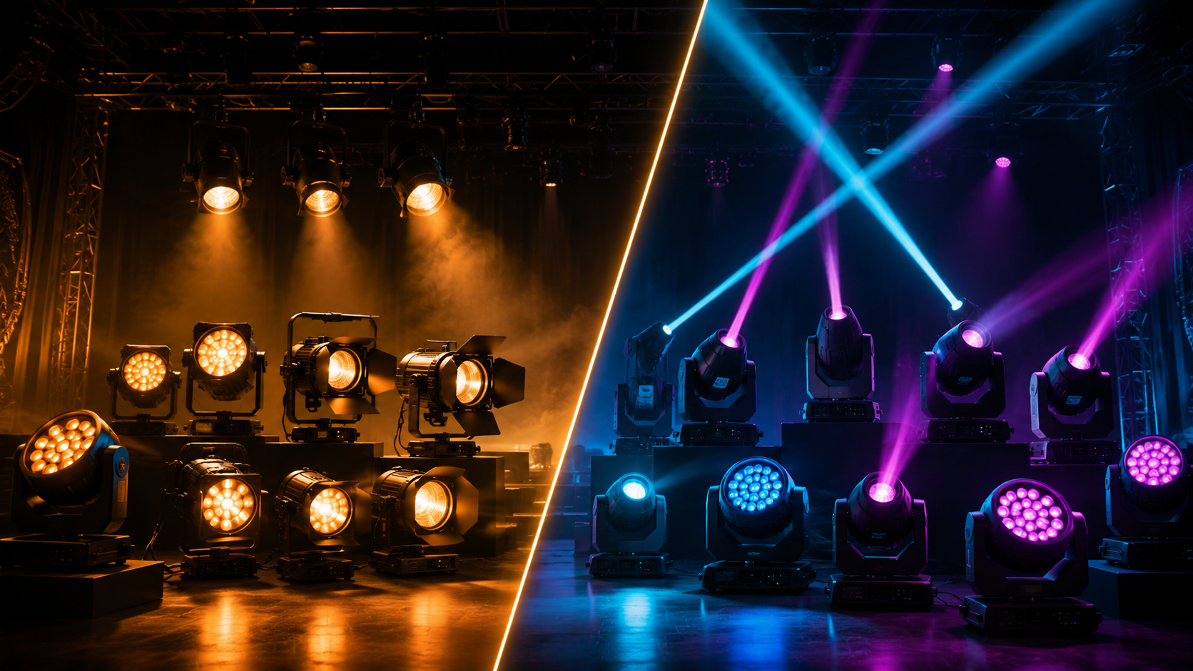 Par Light Moving Head Tête mobile légère Par