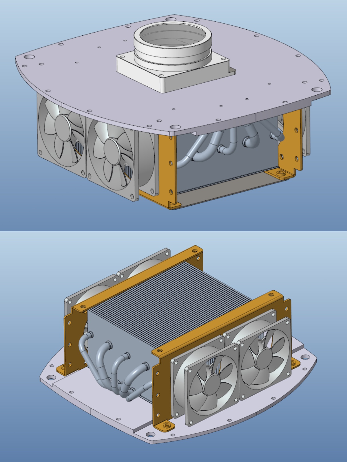 Structure de dissipation thermique